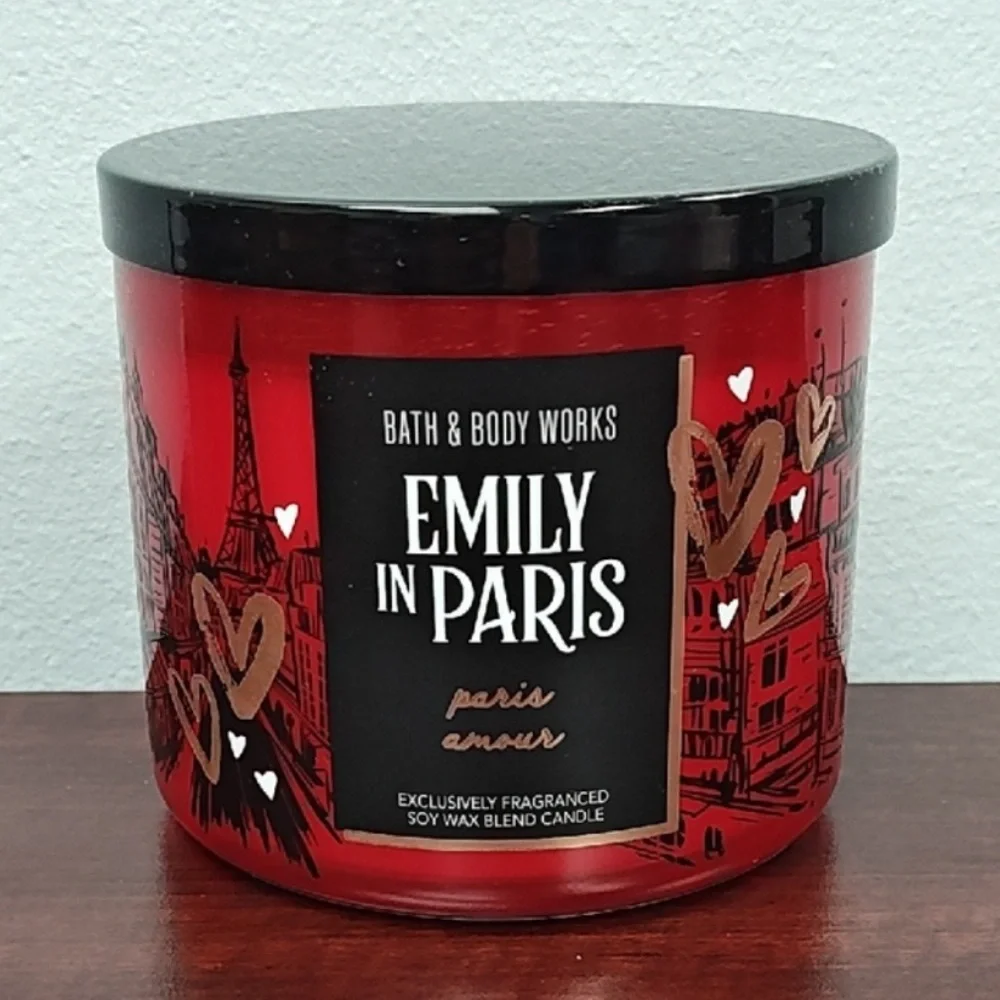 Bath & Body Works Emily In Paris PARIS AMOUR 3 Wick Candle